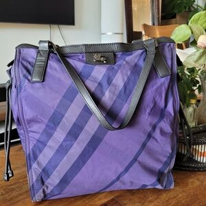 Burberry Nylon Tote Bag